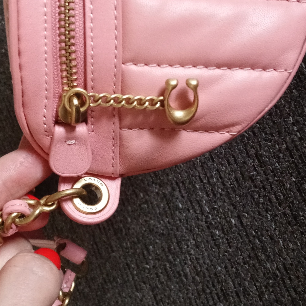 ๐๏ธ ๐HTF Coach๐ - Quilted Chain Belt Bag - Picture 6 of 15